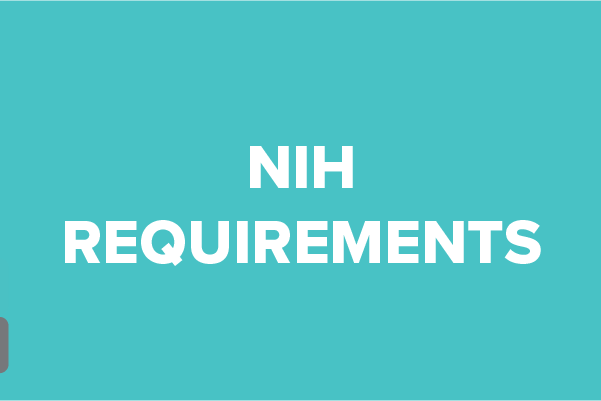 NIH requirements