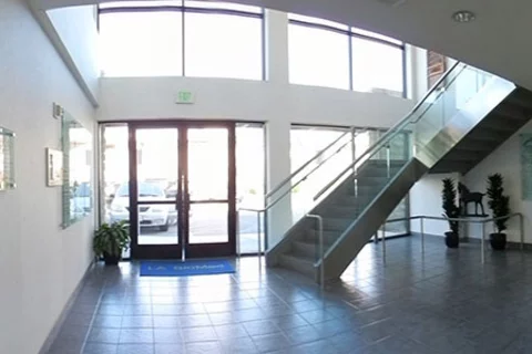 Windows and entryway to Outpatient facility